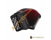 Scandalli Air Junior C Continental Chromatic C system accordion.  Midi expansion available.